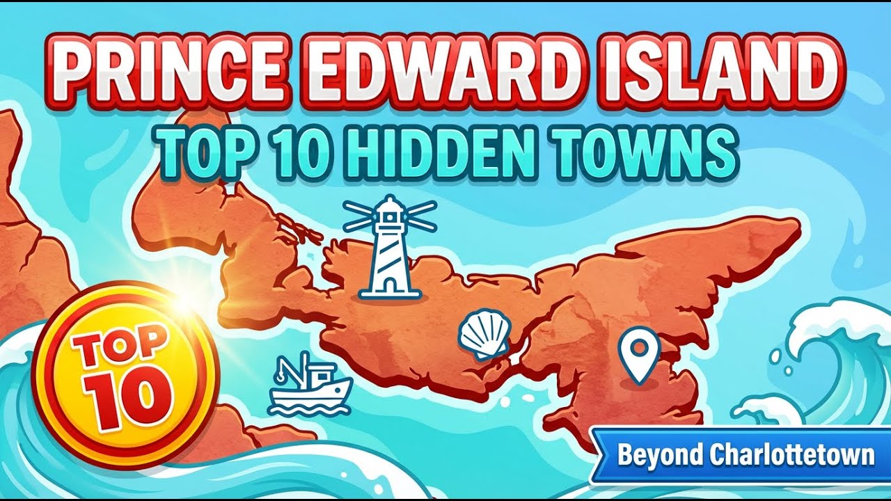 Top 10 Least-Known Cities in Prince Edward Island 🇨🇦 | Hidden PEI Communities