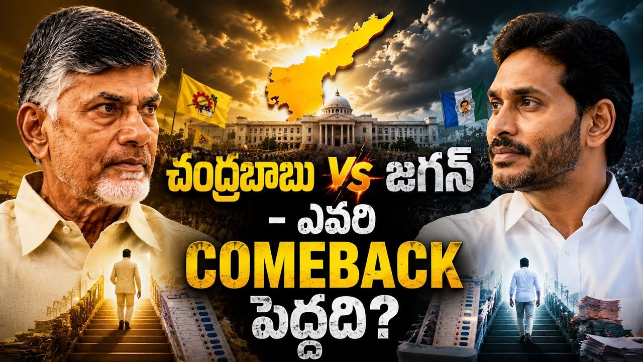 చంద్రబాబు vs జగన్ &ndash; ఎవరి Comeback Story పెద్దది? అసలు విజేత ఎవరు? @CLIXtelugu 