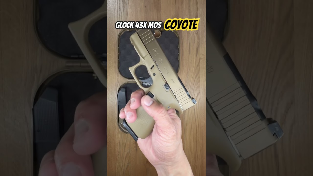 Glock 43X MOS Coyote | #glock43X #edc #everydaycarry