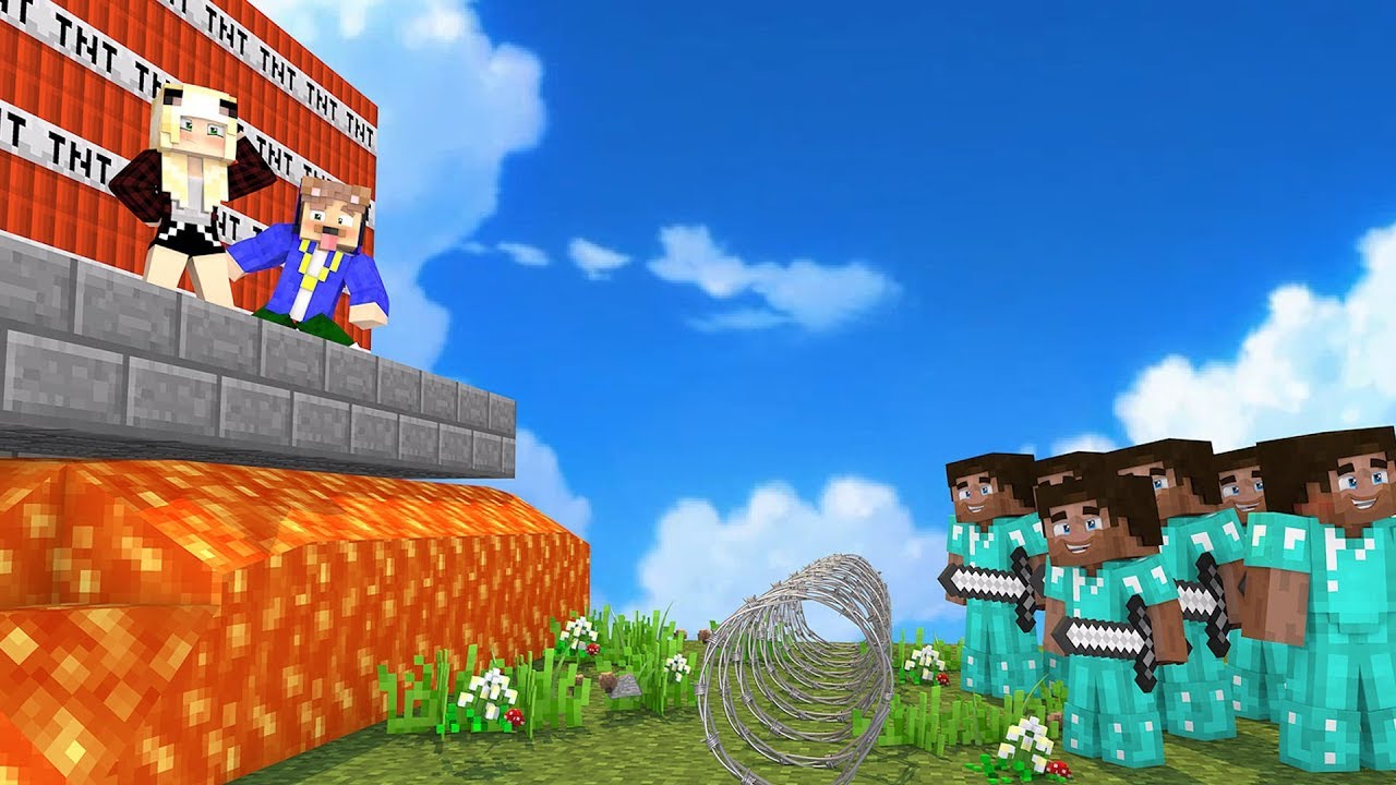 KATHA UND EPICSTUN BASE VS. 1000 NOOBS!