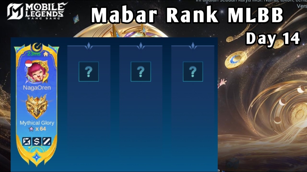 RAMADHAN DAY 15 - PUSHRANK MENUJU IMMORTAL SAMBIL EVENT DIAMOND KUNING MOGA WS!