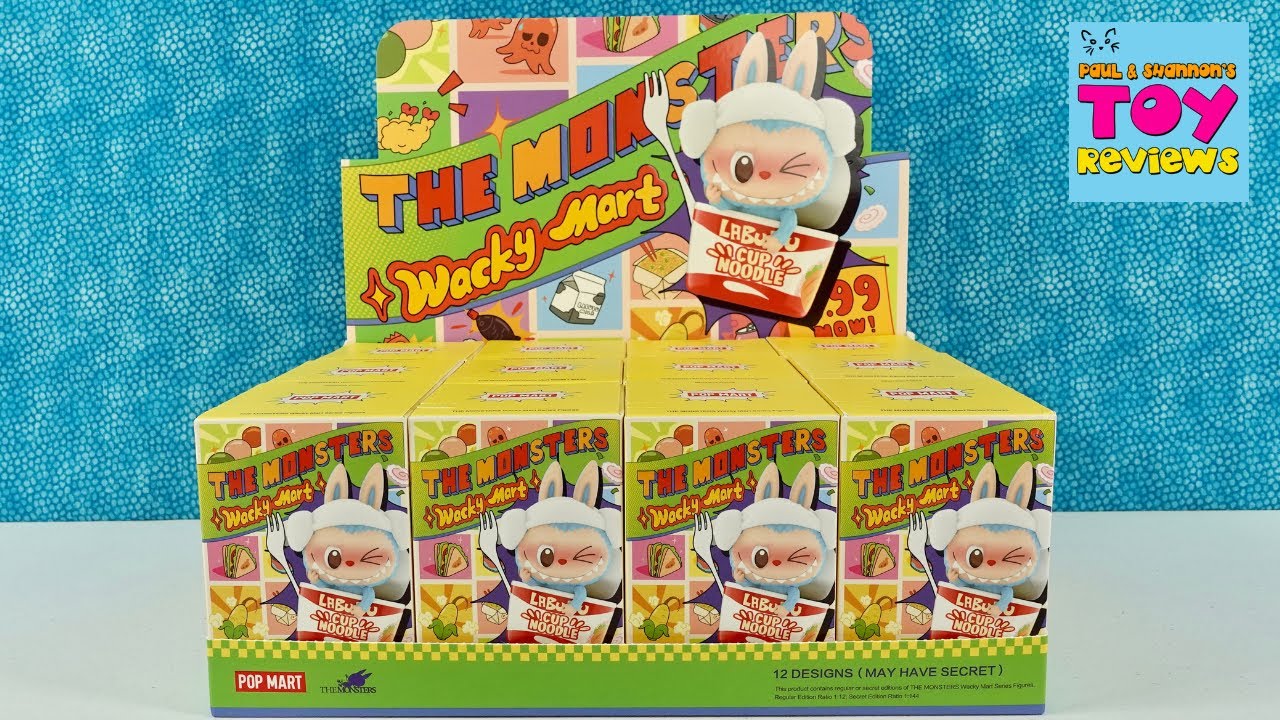 The Monsters Labubu Wacky Mart Pop Mart Blind Box Collector Figure Unboxing