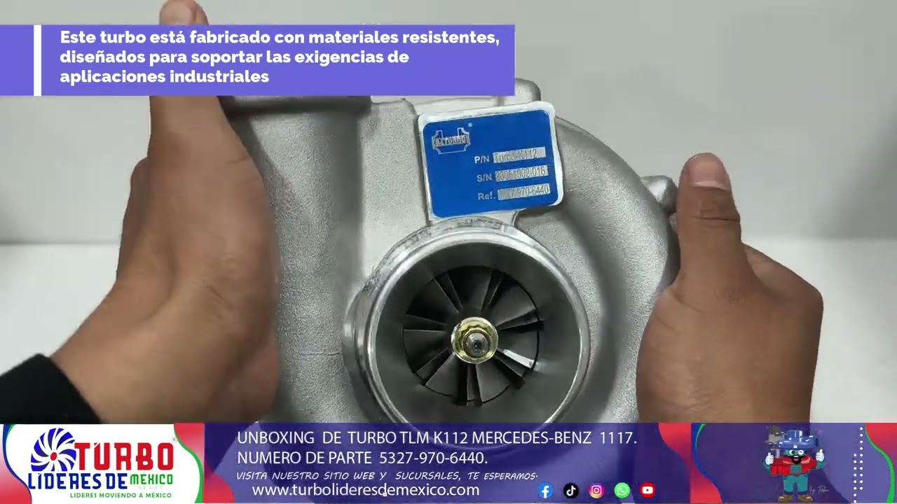 Turbo Nuevo para Mercedes-Benz 1117 INDUSTRIAL ENGINE OM366LA 5.96L