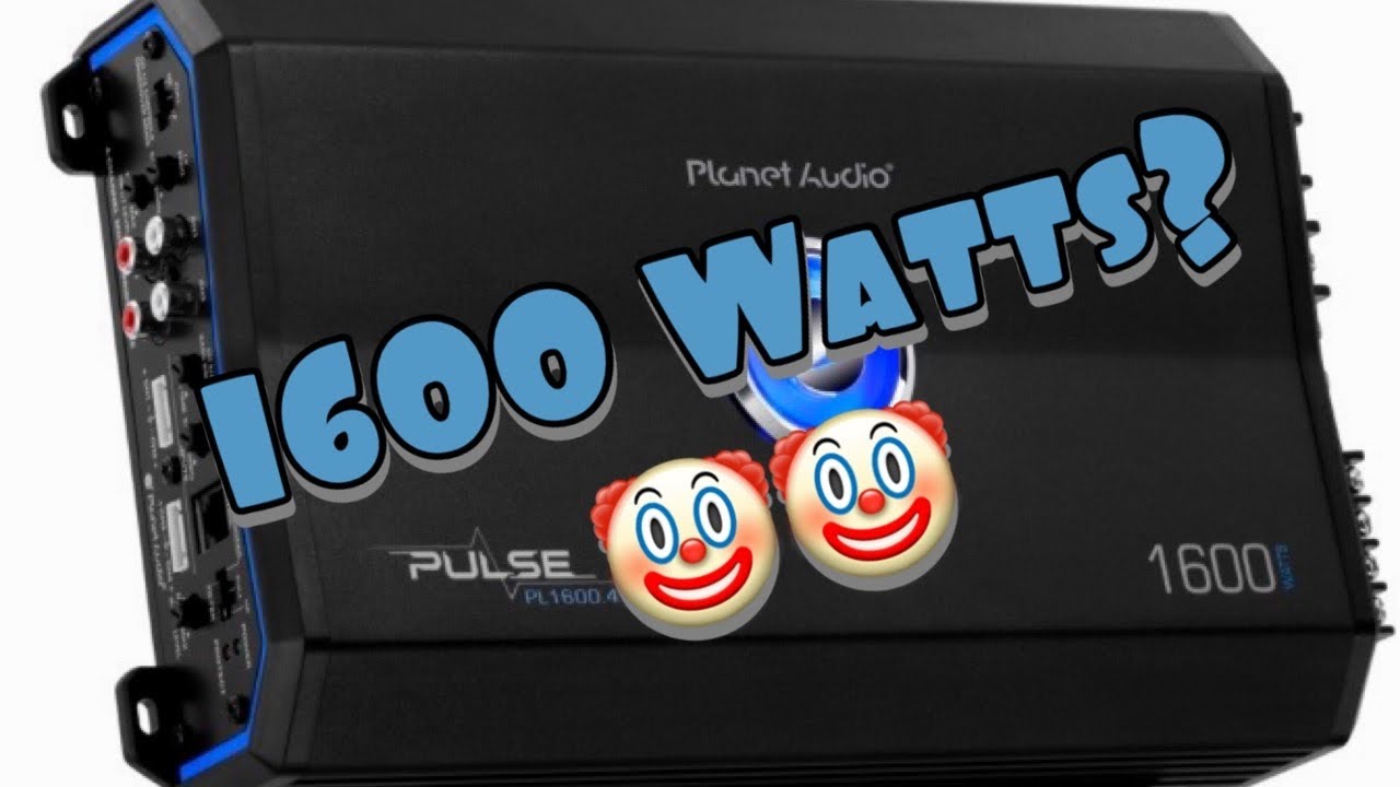 1600 Watts for $105???? Planet Audio PL1600.4 Review