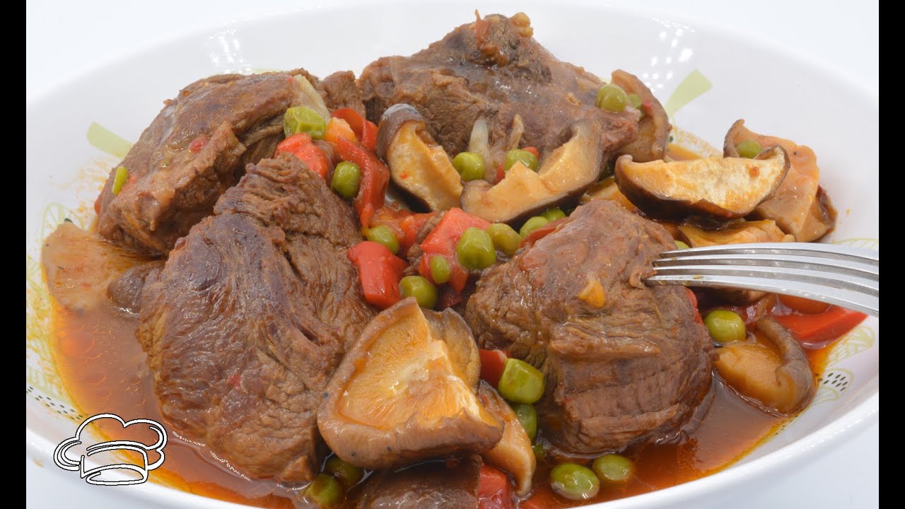Como hacer  estofado de ternera tierna y jugosa con verduras
