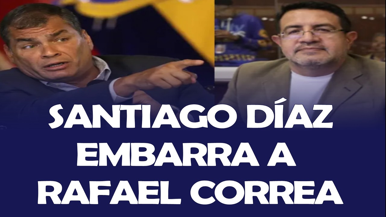 SANTIAGO DÍAZ DECLARA QUE TRAJO DINERO DE RAFAEL CORREA DESDE VENEZUELA PARA CAMPAÑA LUISA GONZALEZ