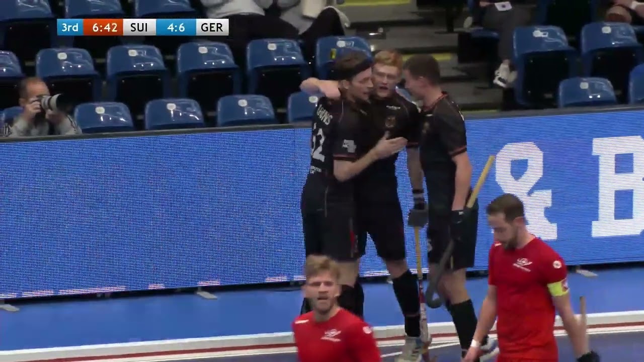 Herren Hallen-EM Highlights: SUI vs.n GER 8:13