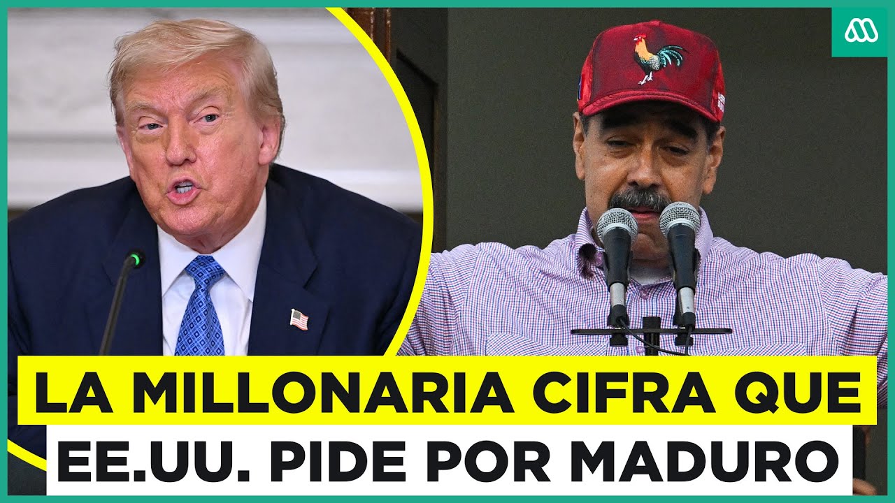 ¿Vínculos con el narcotráfico? La millonaria recompensa que ofrece Trump por Maduro