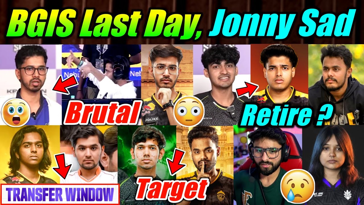 Jonathan Retire ? Bench 😢 Goblin Defend Jonny 😯 Admino Banter PNX 😳 Nakul Reply, BGIS, News 