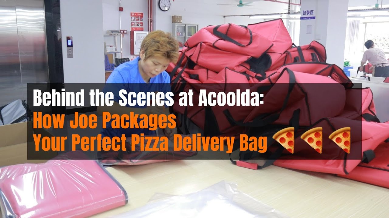 Behind the Scenes at Acoolda: How Joe Packages Your Perfect Pizza Delivery Bag