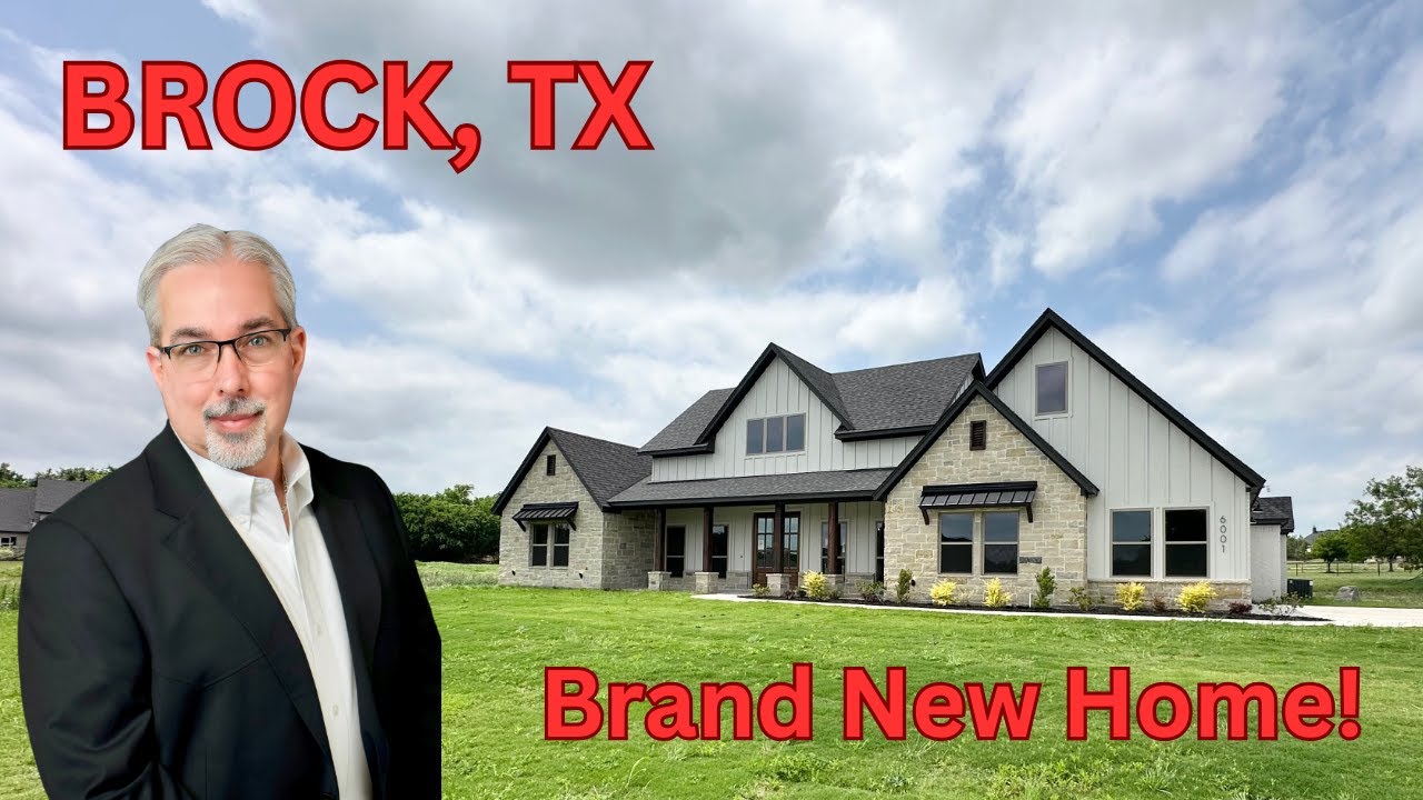 Brand new home in Brock, TX! 4 Beds 2.5 Baths 2690 SF on 2 acres near Fort Worth