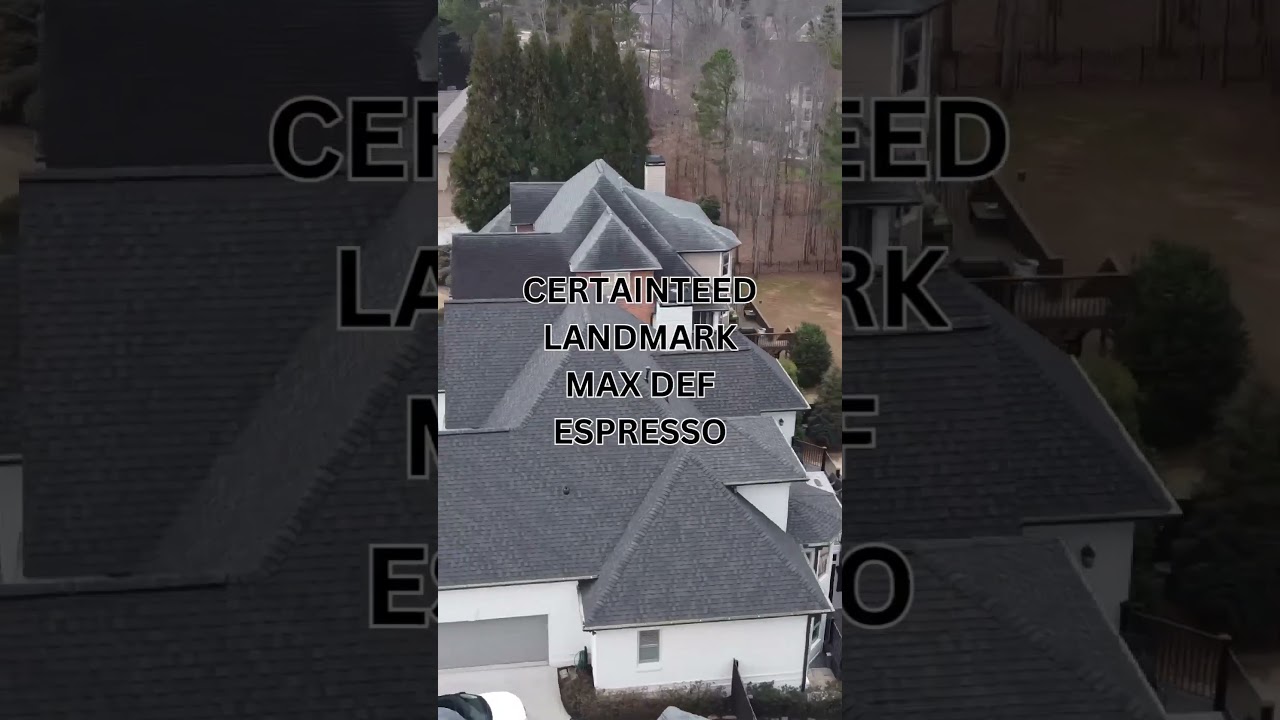 CertainTeed Landmark Max Def Espresso #shingles #shinglecolor #roofing #ctlandmark