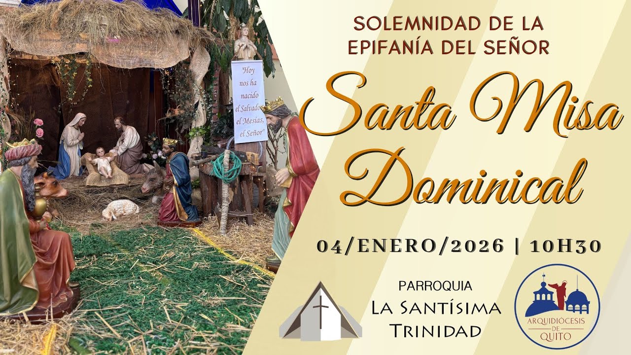 SANTA MISA EN VIVO 10H30 | DOMINGO 4 DE ENERO DE 2026 | EPIFANÍA DEL SEÑOR