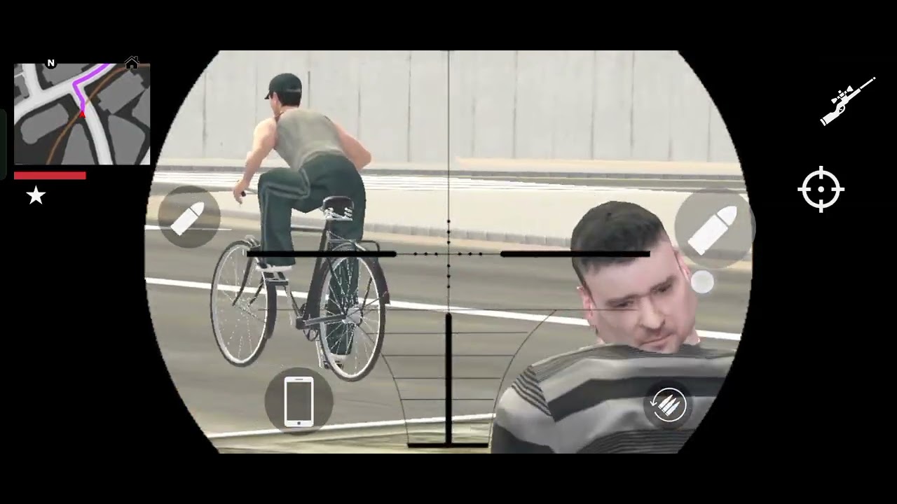 Bicycle ride in live game playing