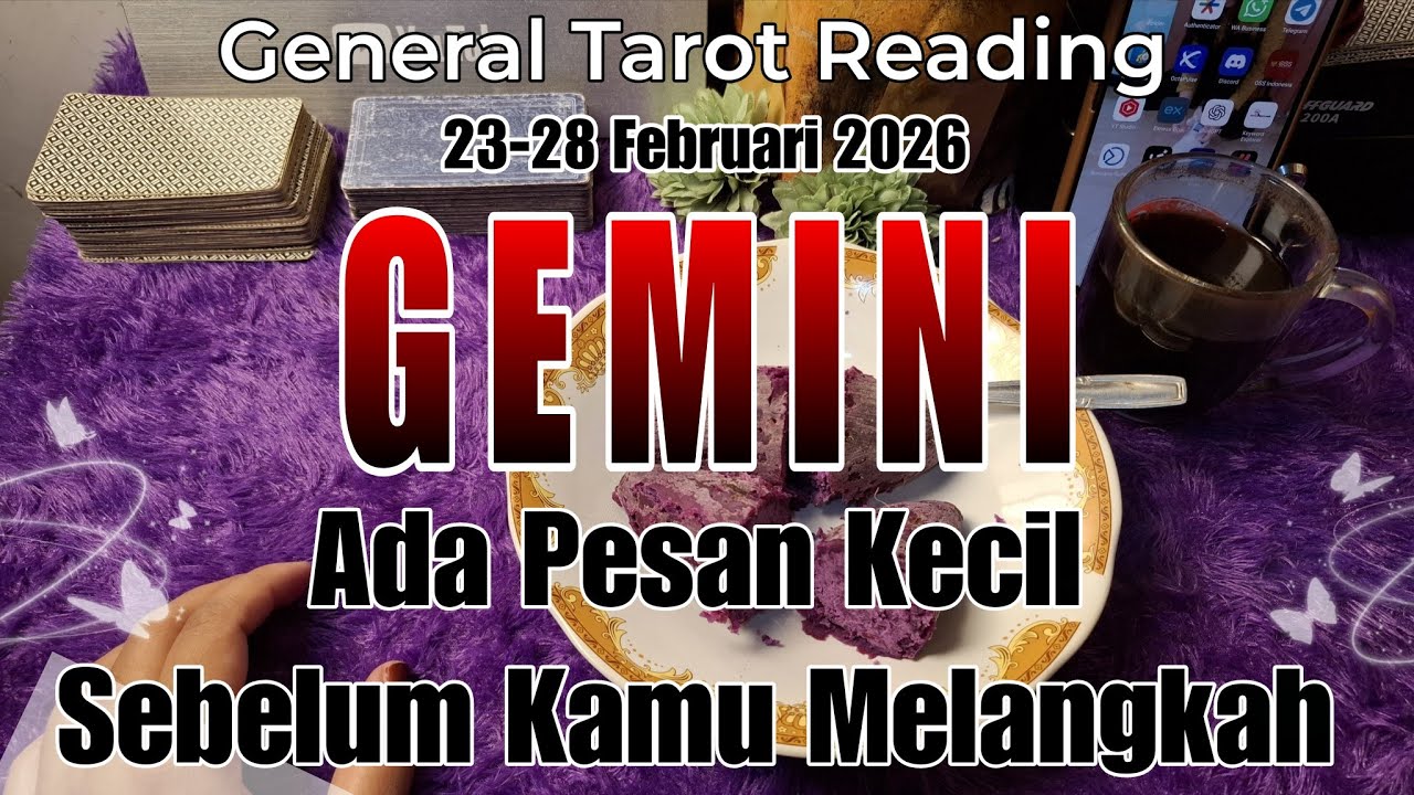 GEMINI ♡  Lihat Peruntungan Anda Minggu Ini, 23-28 Februari 2026 #tarot #ramalanzodiak 