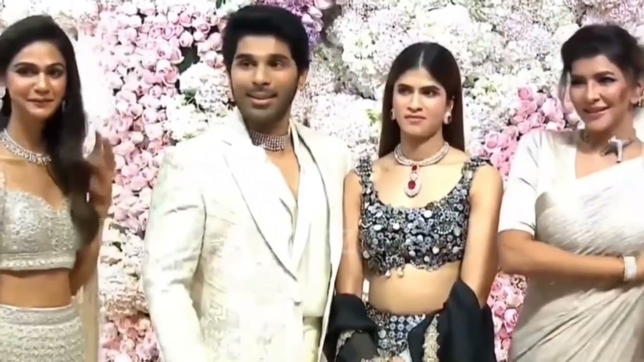 Tollywood actor Allu Sirish & Nayanika’s pre-wedding reception 💫✨
