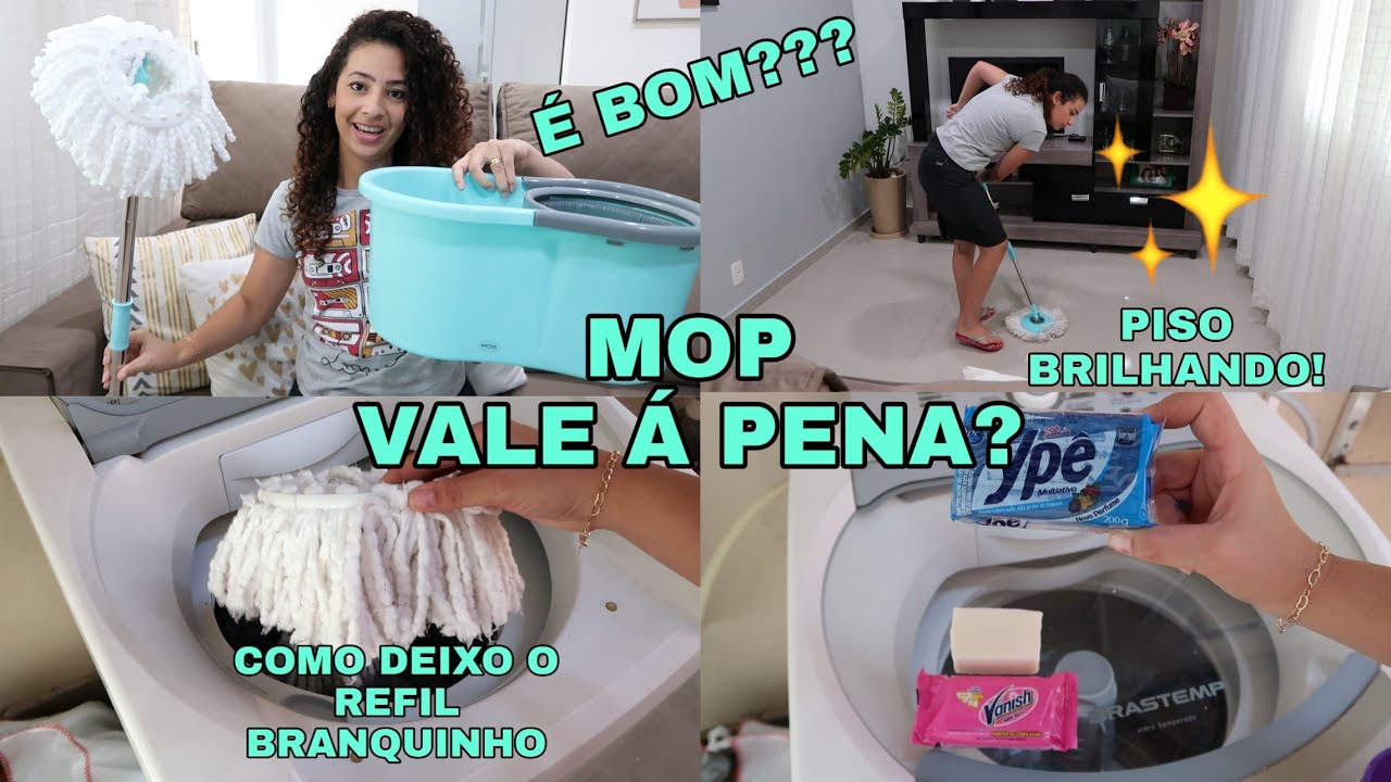 DEPOIS DESSE VÍDEO VOCÊ NÃO VAI MAIS QUERER SABER DE PANO DE CHÃO| RESENHA MOP| LETÍCIA VELOSO