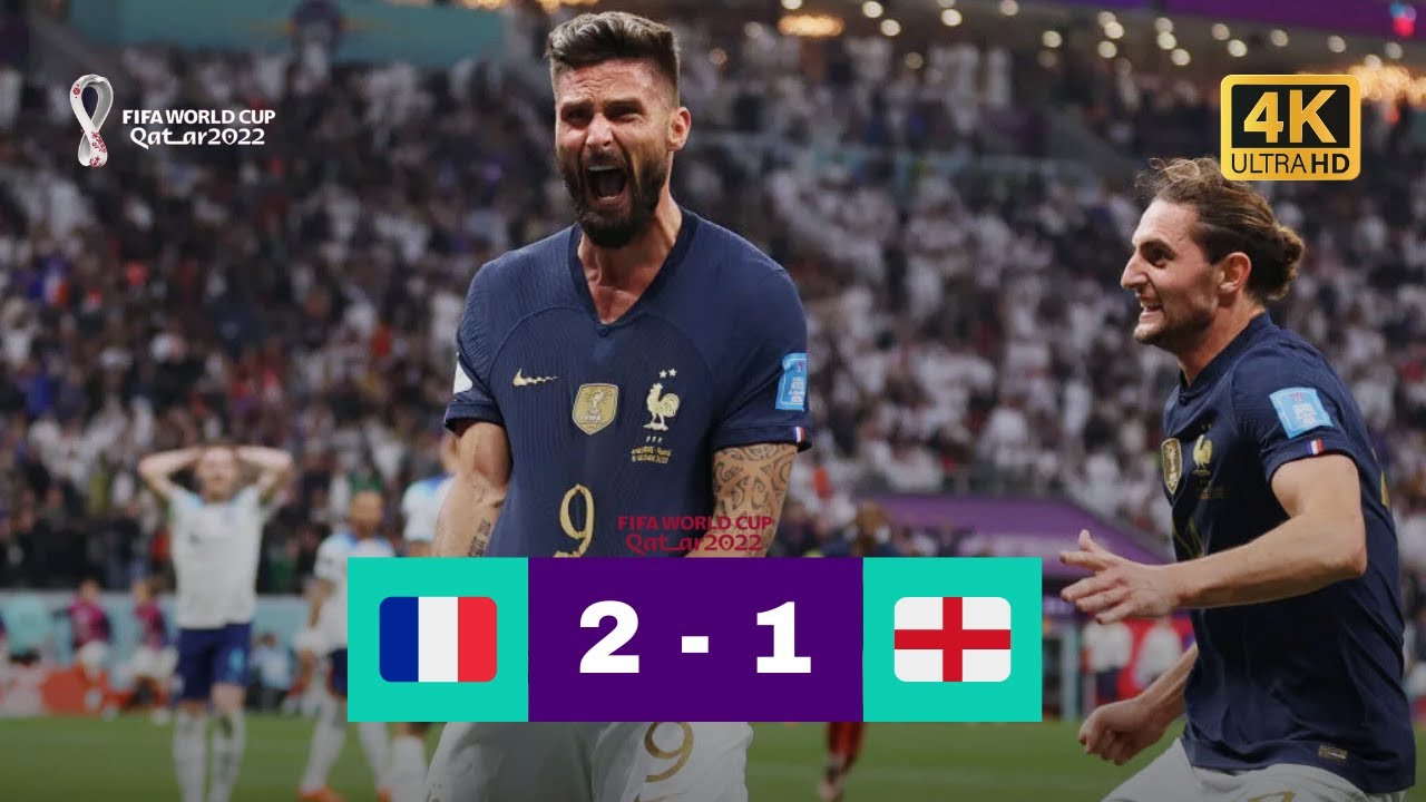 France vs England 2-1 | World Cup 2022 Quarter-Final Highlights | Mbapp&eacute;, Giroud, Kane