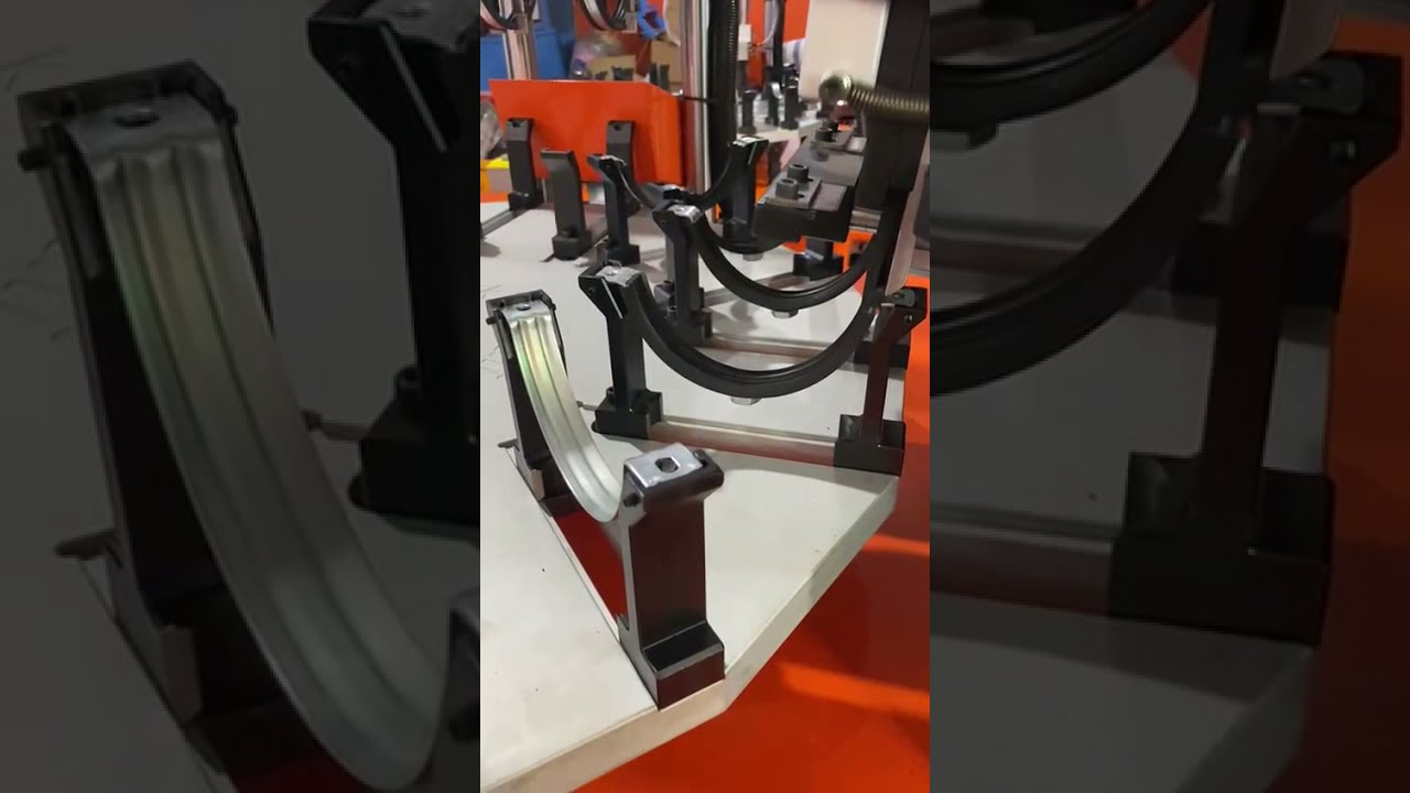 #pipeclamps  #хомуты  Аппарат для надевания Резины на Хомуты/Rubber  assembly machine on pipe clamps