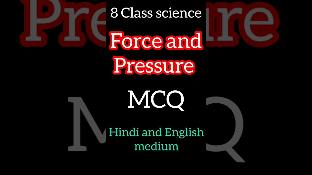 8th class science//MCQ//very important for exams//Hindi and English medium