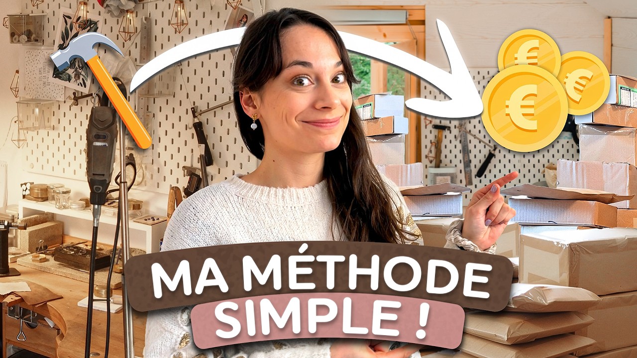 Comment vivre de ses créations : mon système simple et rentable ✅