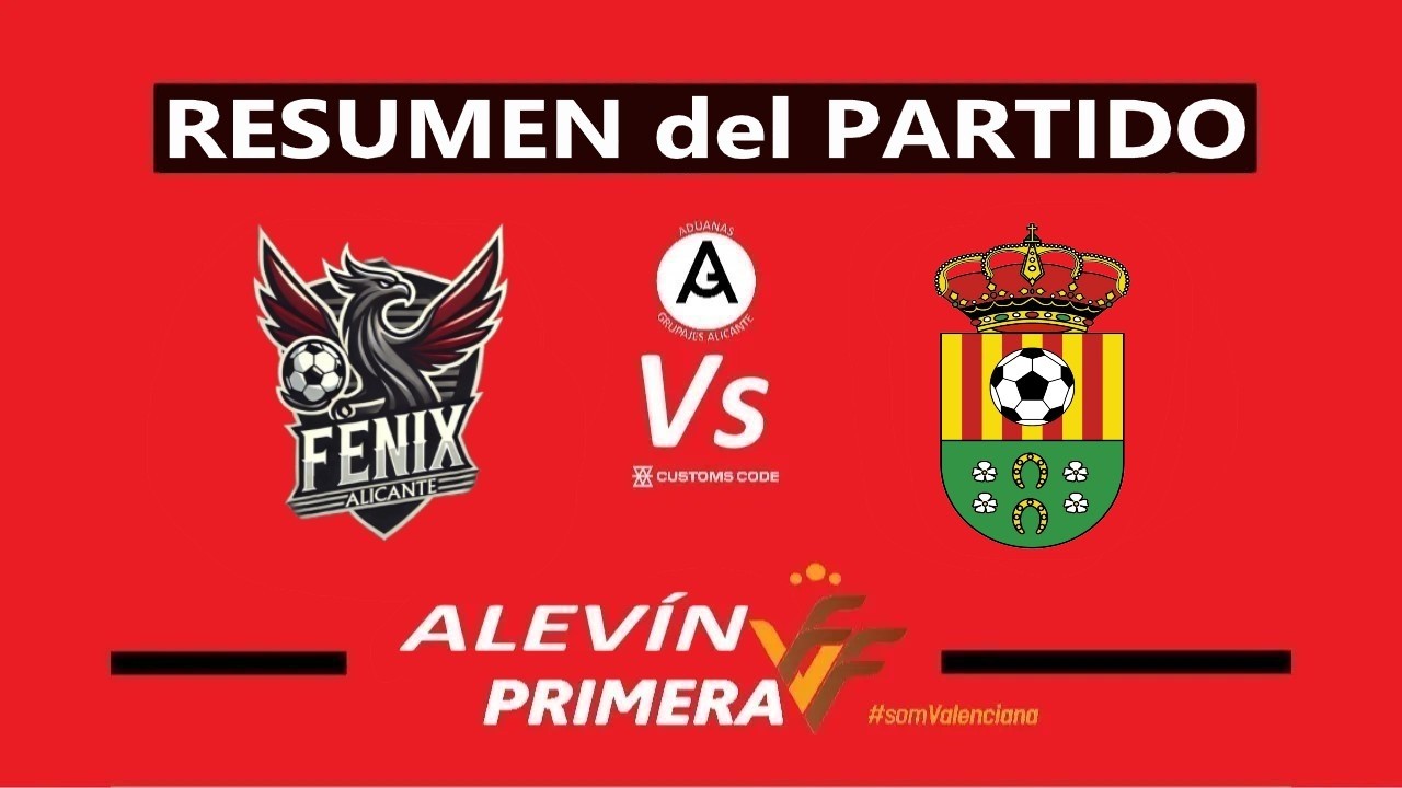 ALEVÍN B - Fénix 🐦‍🔥 Alicante VS Jove Español - RESUMEN DEL PARTIDO (13ª jornada de liga)