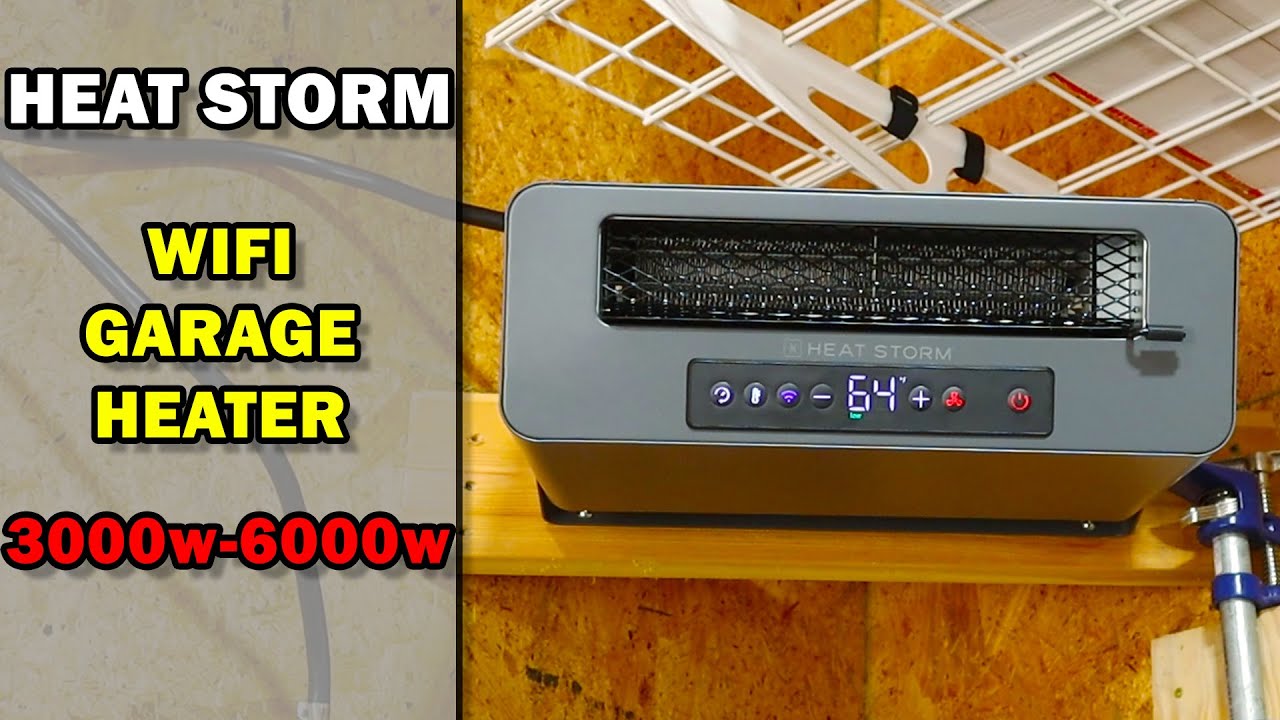 Обогреватель WIFI: Гаражный обогреватель Heat Storm 6000 Вт 240 В: Мгновенный нагрев