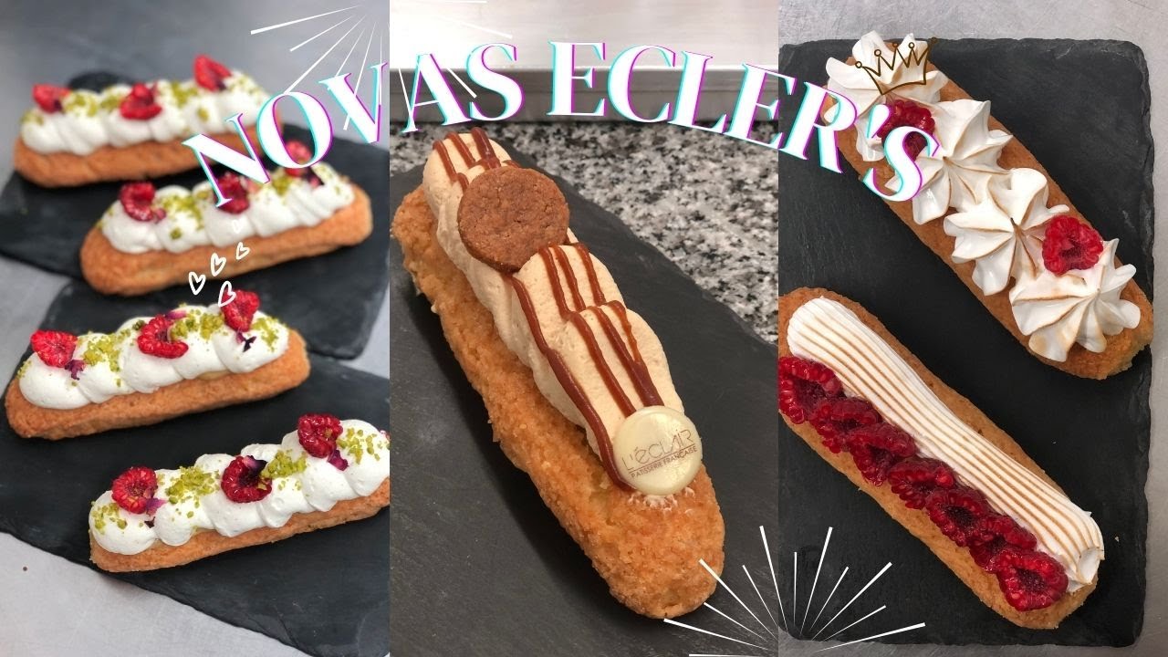 Pastelaria em Portugal - Novas Ecler's  para o meu PORTFÓLIO (Confeitaria na EUROPA )