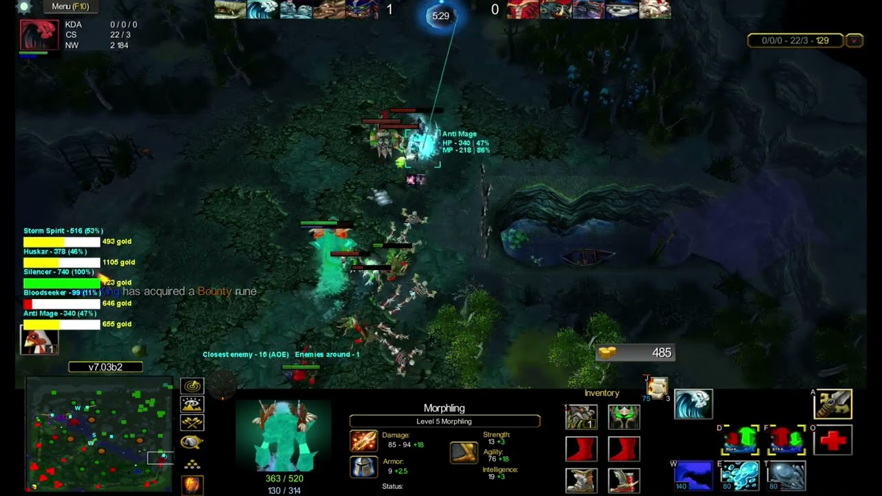 Atinad Maphack - Morphling 30/3 FULL SUPER FUNNY GAME - Full length gameplay