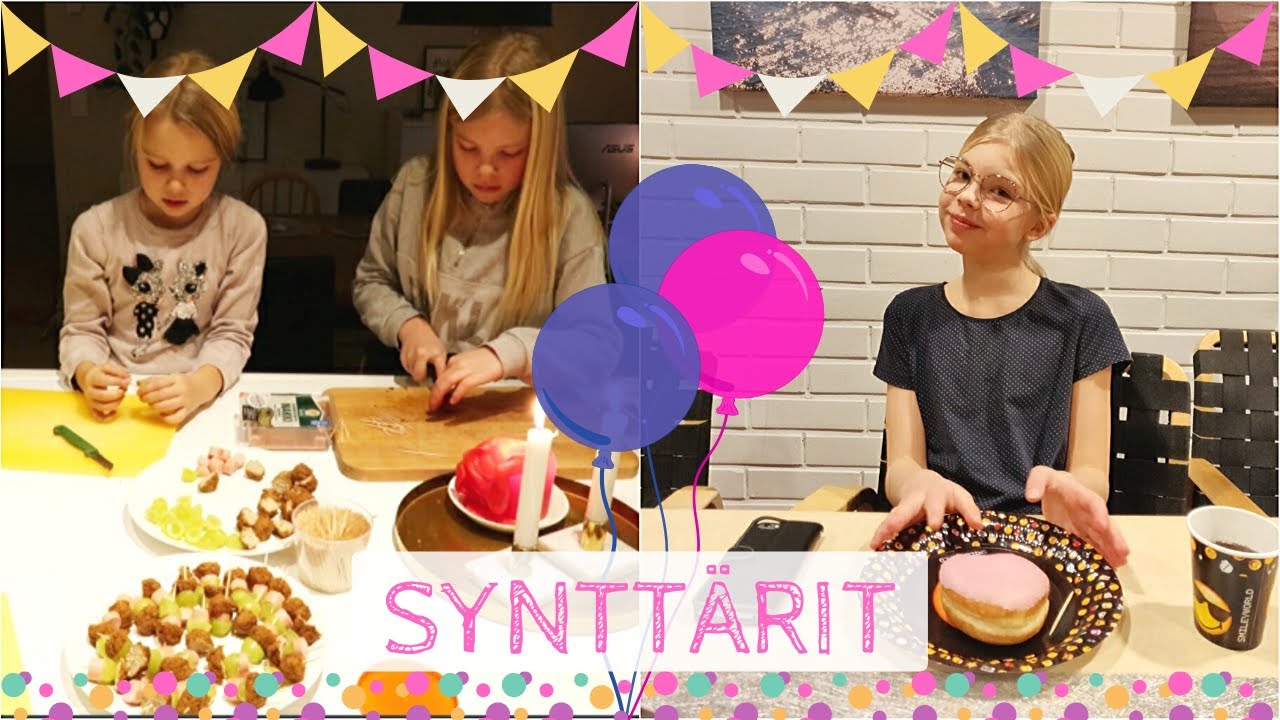 Kiian kaverisynttärit uimahallissa | Synttärilahjojen esittely