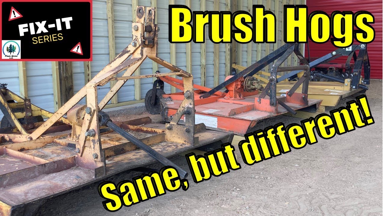 Всё, что вам нужно знать о BRUSH HOGS &mdash; самом используемом сельскохозяйственном орудии! | Brush H...