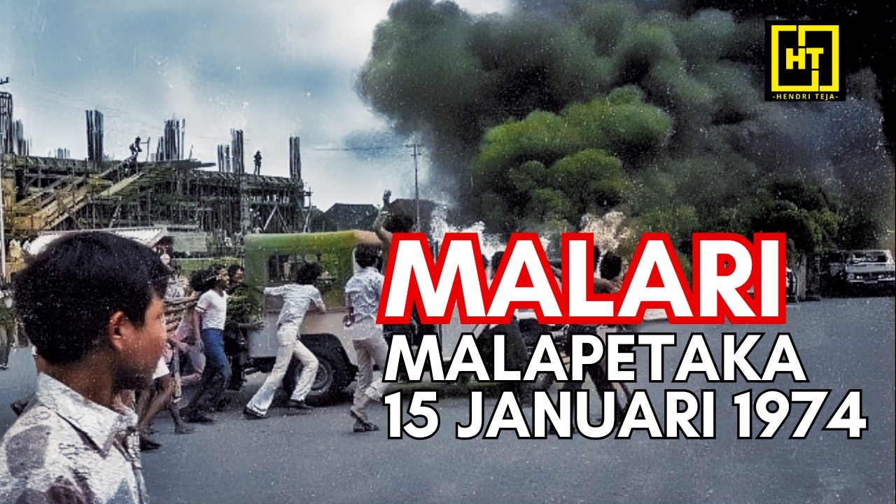 Video Asli 1974 | MALARI (Malapetaka 15 Januari) MEMBAKAR JAKARTA