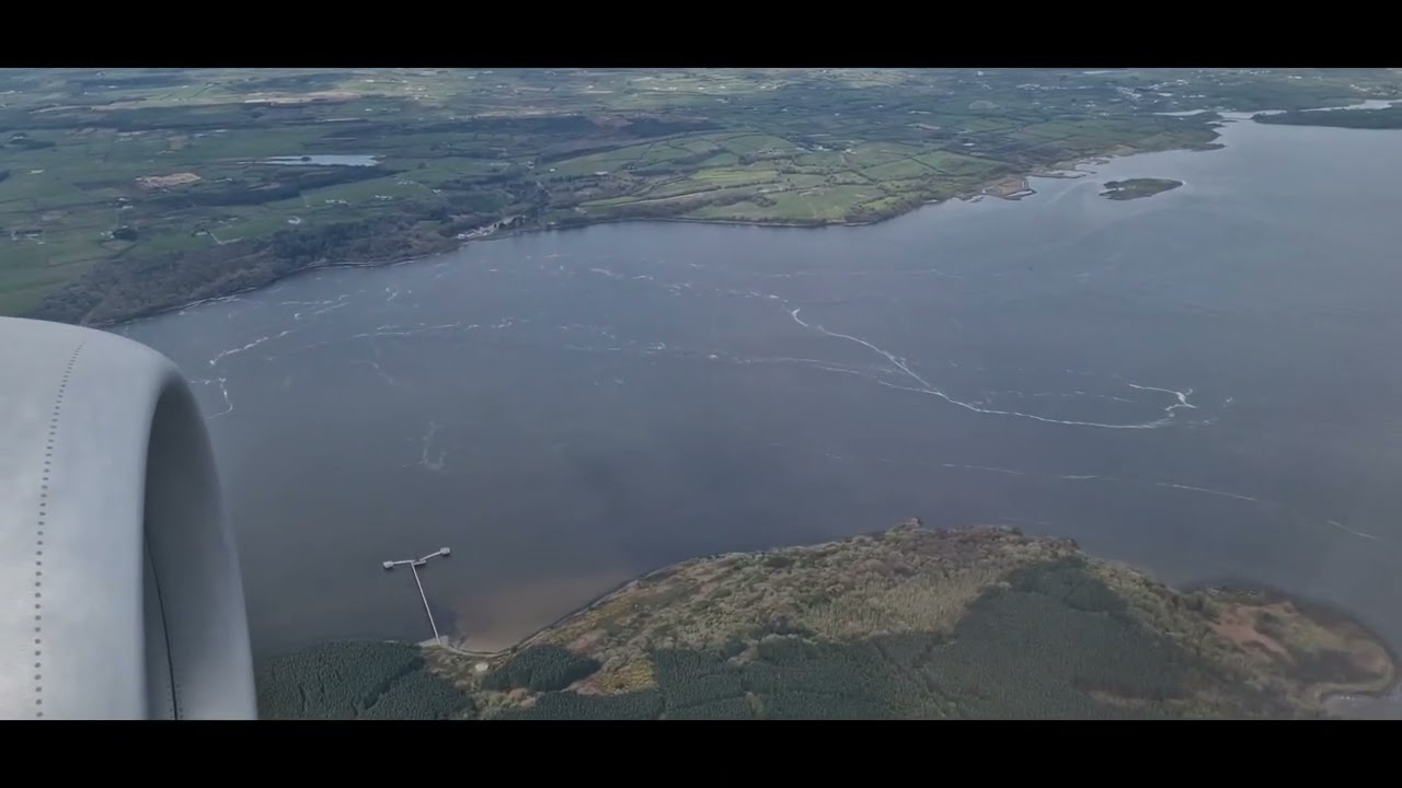 FR4776 Manchester to Shannon 2nd April 2024. Taking off and landing.