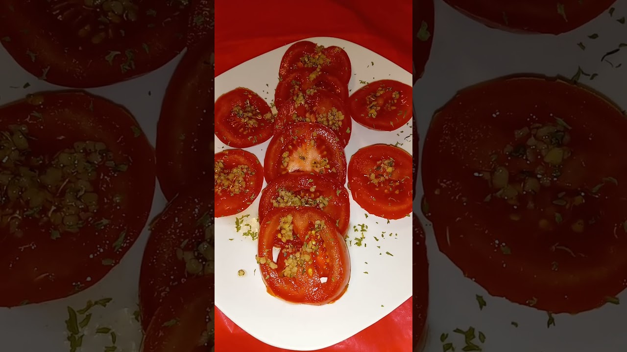 Beautiful Summer Tomato Salad 10 mins