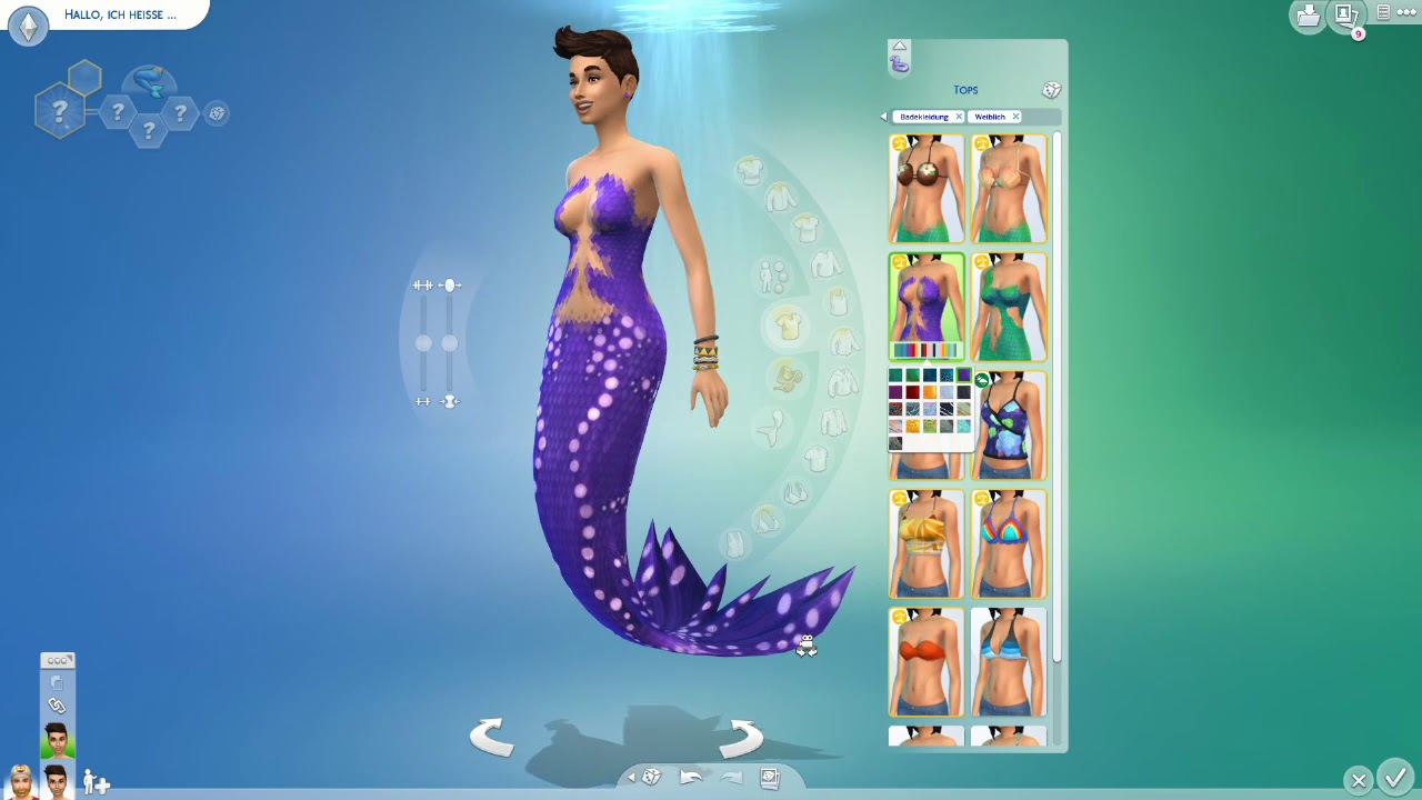 Die Sims 4 - Meerjungfrau erstellen
