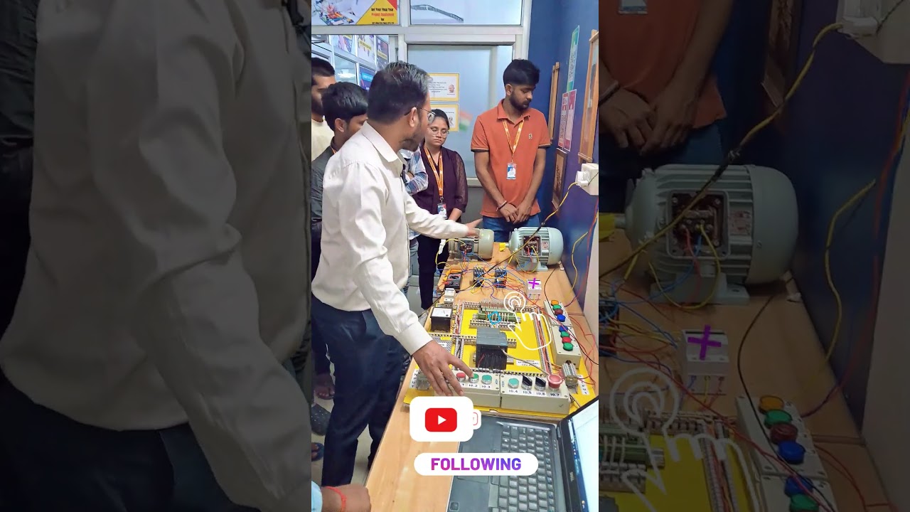 Interlocking with PLC #diplomaengineer #diplomaengineering #electricalengineering