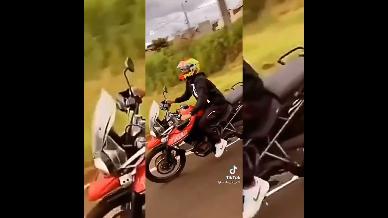 renato garcia empina até raspa a placa da tiger