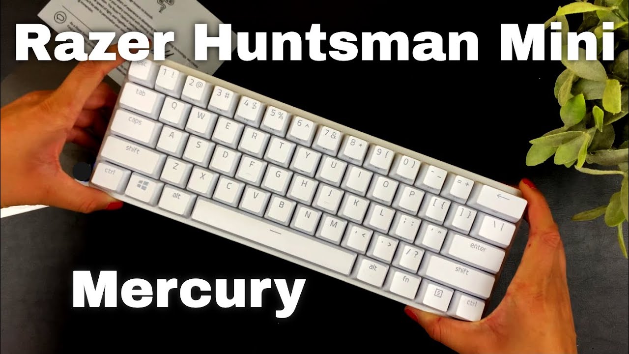 Razer Huntsman Mini Mercury Edition | Red Linear Optical Switches | Review and Sound Test