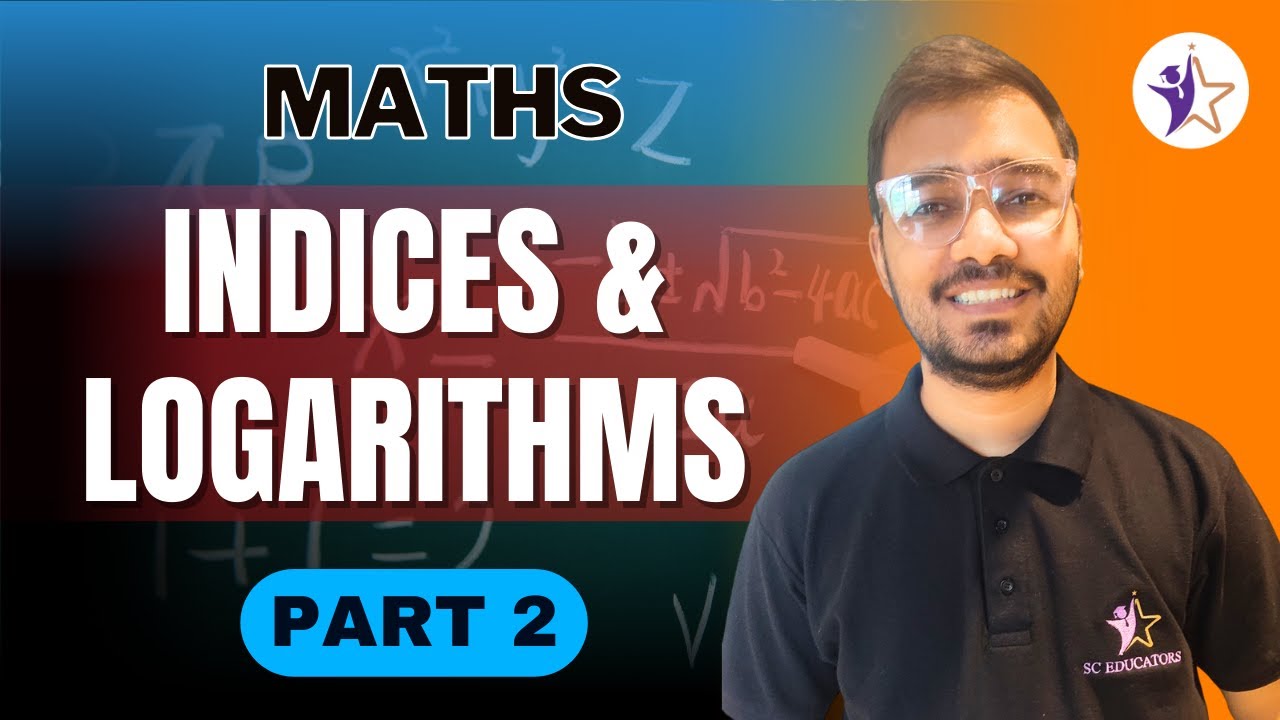Indices and Logarithms | Part 2 | Maths CMA Foundation  | June 2024 | Jinesh Jain