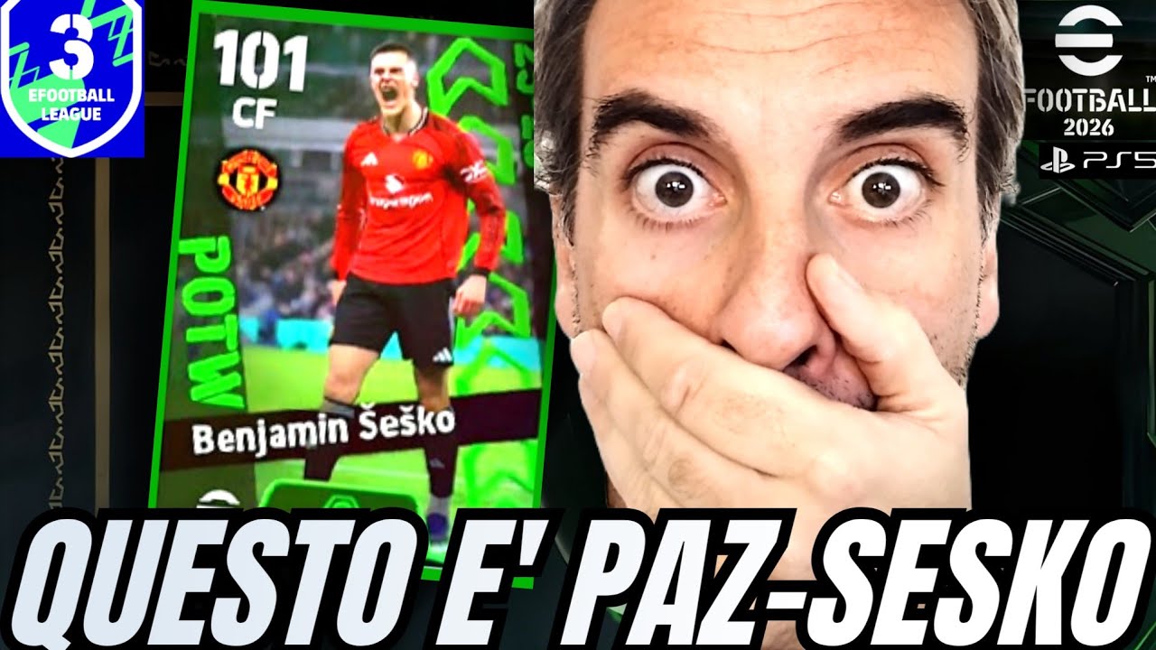 Efootball 2026 - RTD1 - IBRAHIMOVIC VERSIONE POTW? IL SUO NOME E` SESKO!