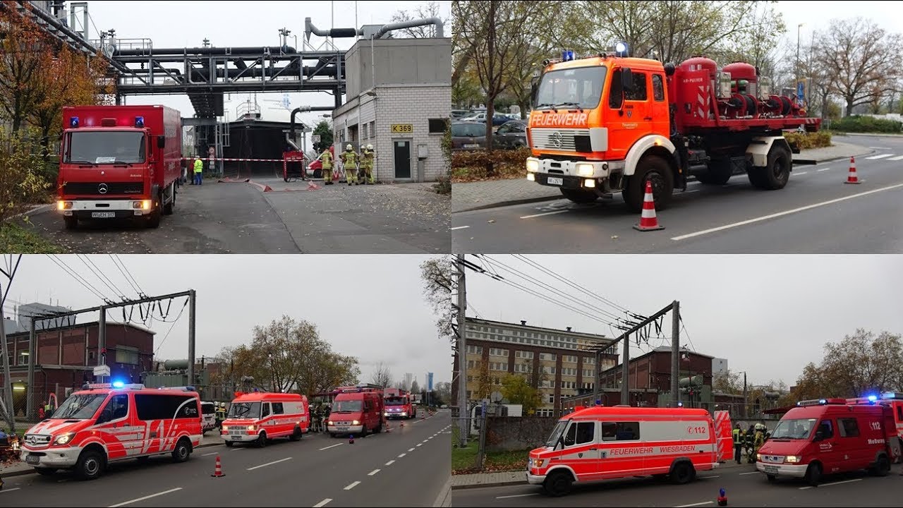 [GROßSCHADENSLAGE] STROMAUSFALL in WIESBADEN & MAINZ - FEUERWEHR im GROßEINSATZ - 16.11.2017