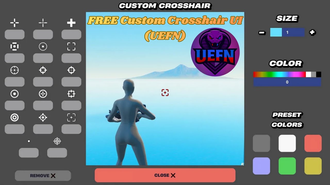 How to Install a Custom Crosshair UI System Without Issues UEFN (FREE DOWNLOAD)