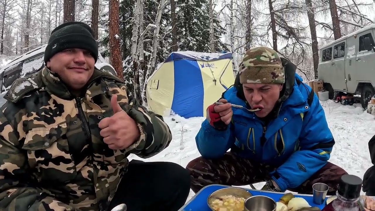 Одни на неизведанном озере. Перволедье в глубинке Тывы! Окуни - кабаны!   Рыбалка 2025!