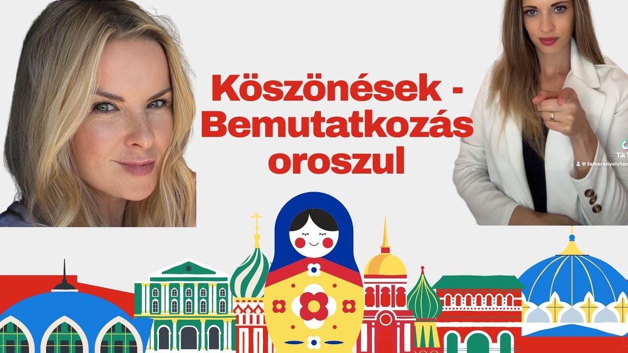 Oroszul köszönni? Ezen bukik el minden kezdő 😳 | 25 ALAPMONDAT valós helyzetekre