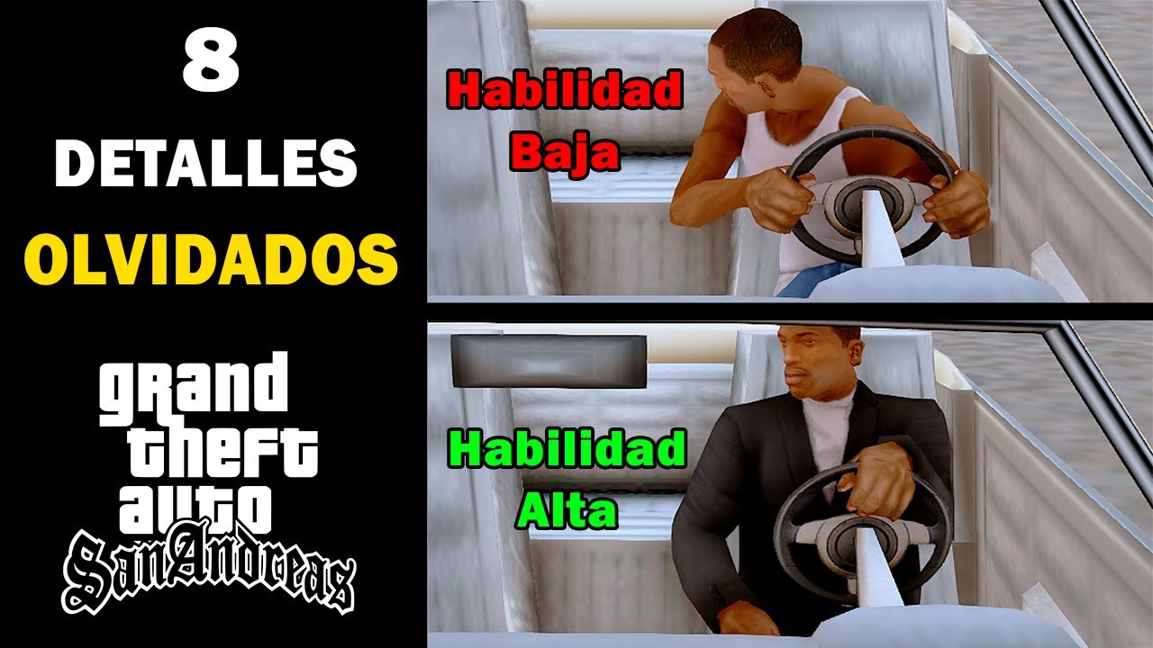8 Detalles Infravalorados del GTA San Andreas
