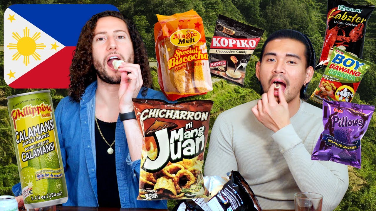 TRYING FILIPINO SNACKS w/ a Filipino snack