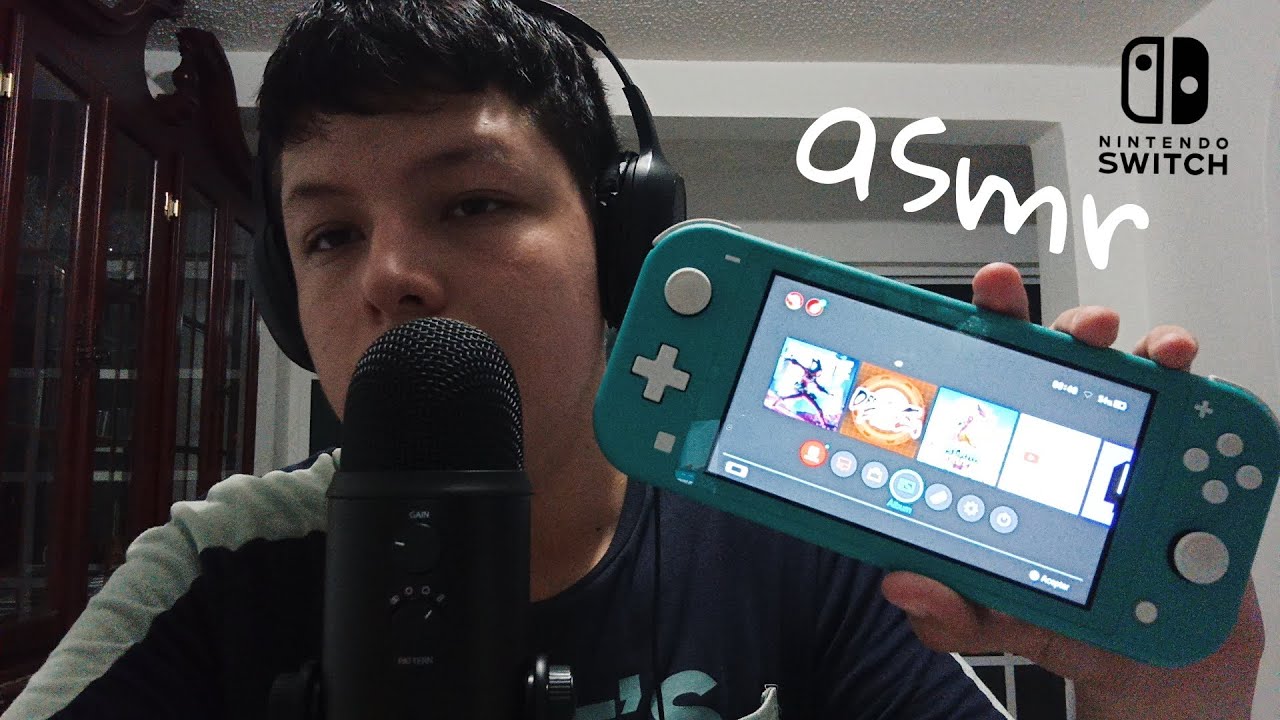 ASMR con mi Nintendo Switch Lite :)