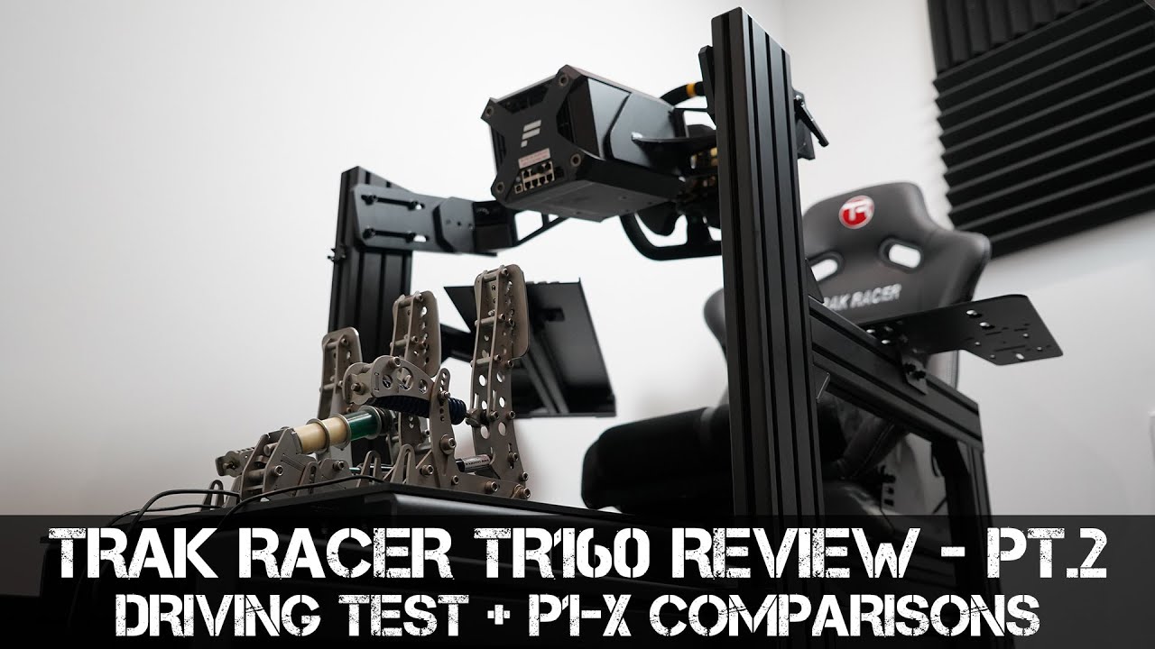 RECENZJA CZĘŚĆ 2 - Kokpit Trak Racer TR160 - Por&oacute;wnania i testy jazdy Simlab P1-X