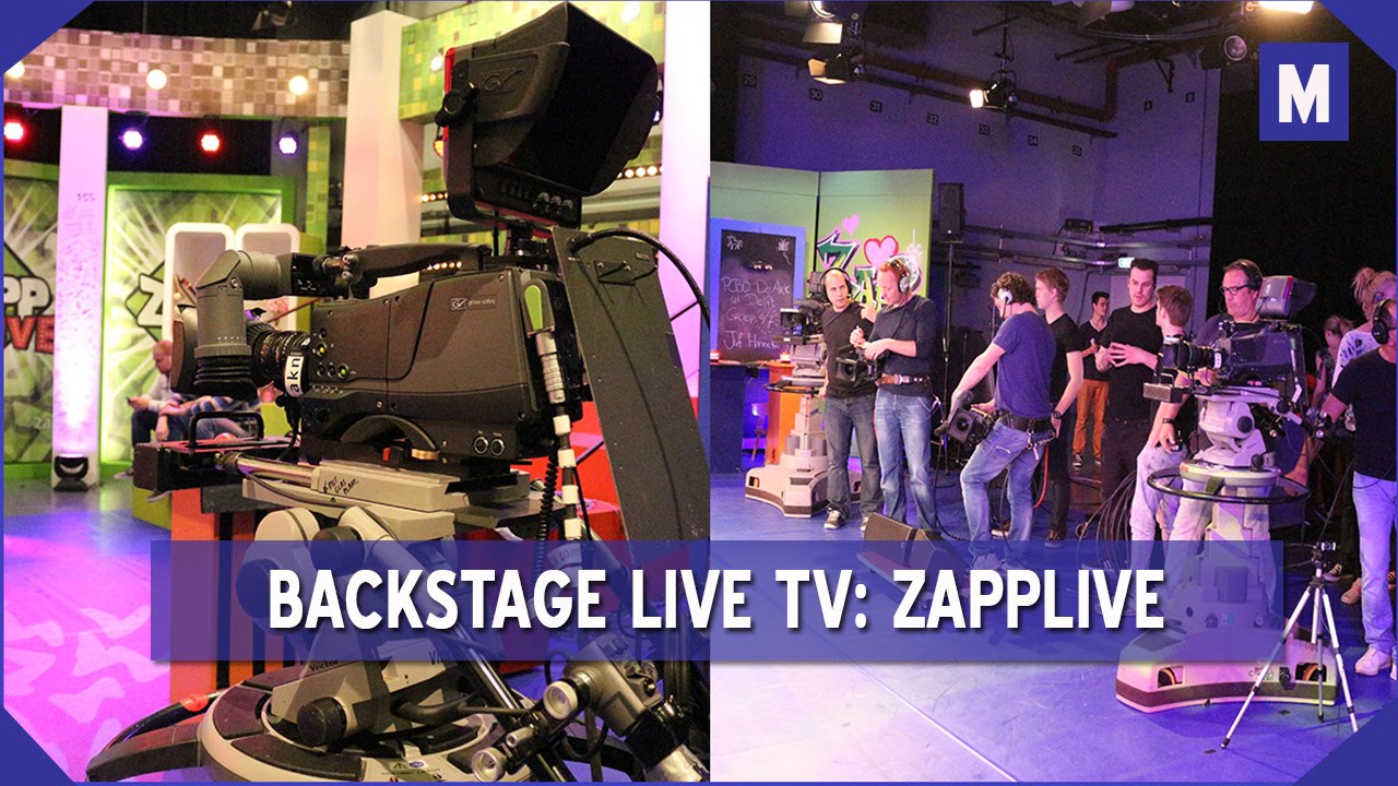 [Achter de schermen] bij een live TV Programma: Zapplive