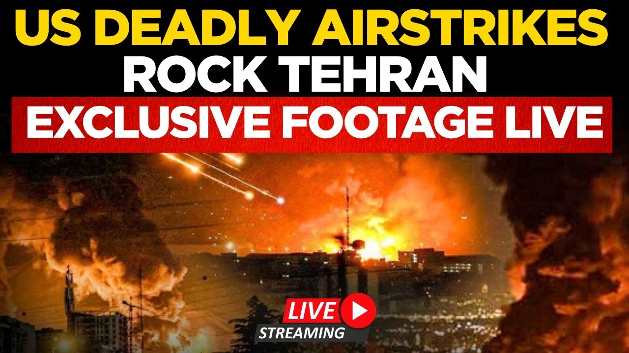 IRAN-US War LIVE: US Launches Deadly Airstrikes On Tehran | Exclusive Footage Of Exploded Sites